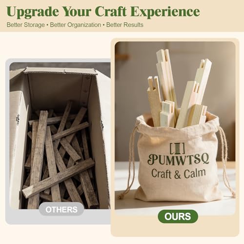 PUWMTSQ Needlepoint Stretcher Bars Set with Linen Storage Bag — 6” 8” 10” 12” 14” Modular Frame Kit, Mini Embroidery Frame for Cross Stitch & Needlework, Includes Thumb Tacks & Tack Remover