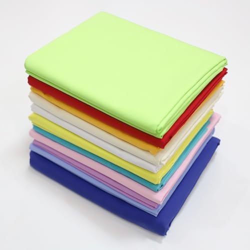 Royal Blue Cotton Fabric 3 Yards, 100% Natural Cotton Poplin Fabric by The Yard, 59 Inches Wide Lining Fabric for Sewing Apparel Cloth Hard-Wearing & High-Density Embroidery Quilting, Sewing Material - color: Royal Blue, size: 3Y