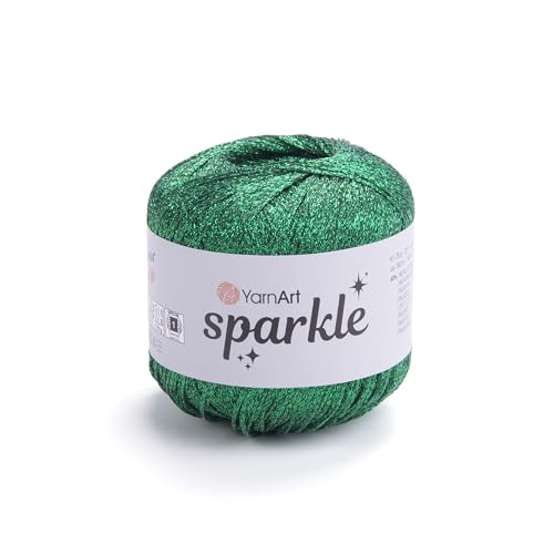 YarnArt Sparkle – Metallic Glitter Thread for Crochet, Knitting, Amigurumi, Shawls, Cardigans & DIY Bag Projects (1333) - color: 1333