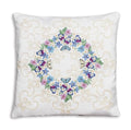 Janlynn Crewel Embroidery Kit, Floral Fantasy Pillow, White
