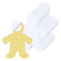 Hygloss Sticky People Craft Boards - 6 Pack 7.5-Inch Self Stick Collage Boards for Kids - Peel & Stick Mounting Boards for Art Projects, School Crafts, Classrooms, and DIY Displays - size: 6-Pcs, style: Person 7.5"