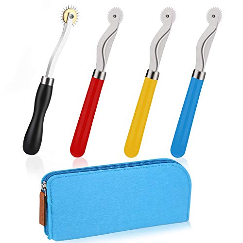 QMNNMA 4 Pcs Tracing Wheel Sewing Tool with Packaging Bag
