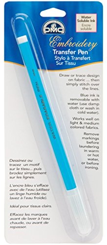 DMC U1539 Embroidery Transfer Pen, Blue (3) - size: 1 Count (Pack of 3)