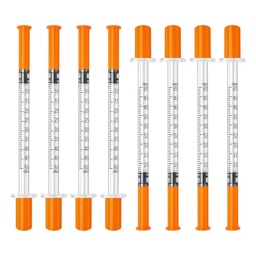 0.5 ml syringe 30G 5/16" with needle, disposable syringes 0.5ml, 100 Pack - size: 0.5ml-30G 5/16", style: 100 Pack
