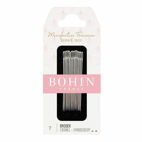 Bohin Crewel Embroidery Needles, Size 7, 15 Per Package