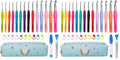 Yarniss Crochet Hooks,14 Size Crochet Set 2mm(B)-10mm(N), Ergonomic Crochet Hooks Set with Case for Beginner,Long Crochet Needles (Pack of 2) - size: 14 Size(2.0~10.0mm) (Pack of 2)