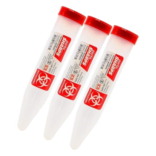 Ever Ready First Aid Porta Sharps Transportable Sharps Container with Locking Mechanism - 3 Count (Pack of 3) - size: 3 Count (Pack of 3)