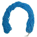 11/0 Glass Seed Beads, 12 String Hanks, Small Craft Beads, 2 mm (Blue) - color: Blue