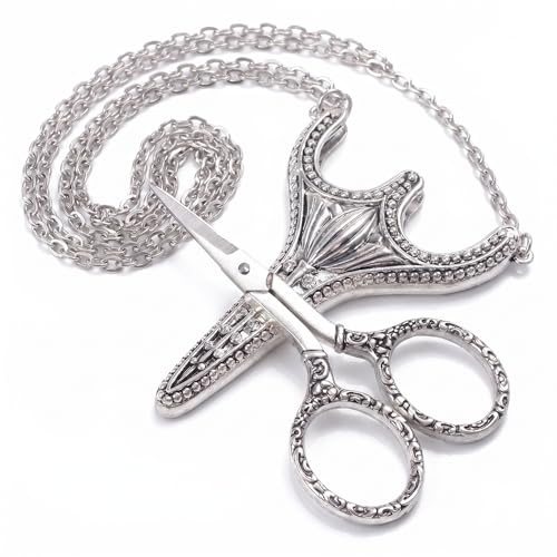 BIHRTC Stainless Steel Sharp Tip Sewing Snips Thread Cutter Safety Scissors - color: Silver-1