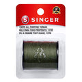 SINGER 60200 All Purpose Polyester Thread, 150-Yard, Olive Green - color: Olive Green, size: 1- Pack