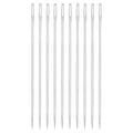 uxcell 50 Pcs Large Eye Sewing Needles, 2.36 Inch 1.05mm High Carbon Iron Embroidery Thread Needle Sewing Big Eye Needle Knitting Needles for Hand Sewing Art Crafts, Silver - size: 60mm, 1.05mm