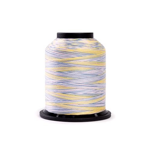Finesse Variegated Thread | 100% Polyester, 3ply, 50wt | 1100yds Stackable Thread Cones for Quilting and Sewing… (Easter Bonnet) - color: Easter Bonnet