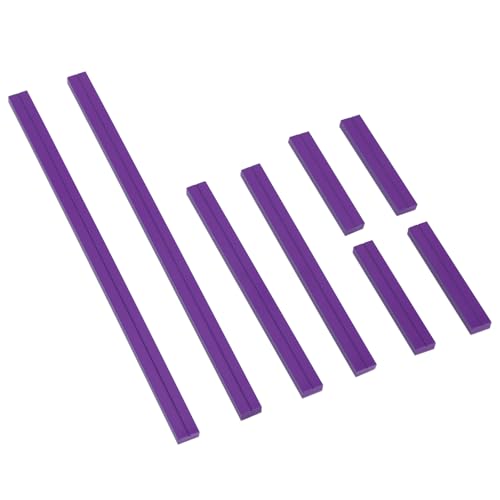 UNIMEIX 8 Pcs Magnetic Strips for Cross Stitch Knitting Chart Keeper Magnet Replacement Set Magnets Crochet Line Keeper Replacement Cross Stitch Supplies for Crafts Work（Exclude Chart Board） (Purple) - color: Purple