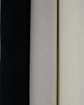 KCS 3 pc of 15" x 18"(38cmx45cm) Counted Cross Stitch Cotton Aida Cloth Needlework Rolled Fabric Box,16CT,Antique White+Pearl Grey+Black - color: Antique White+pearl Grey+black, size: 16CT