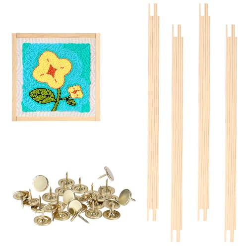 OwnMy 12 Inch Needlepoint Stretcher Bars Wood Stretcher Bars for Needlework - size: 12 Inch