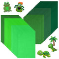 Ainiv 40pcs 8×12 inches Coloured Felt Fabric Sheets, Green Series - color: Green, size: 8×12 inches