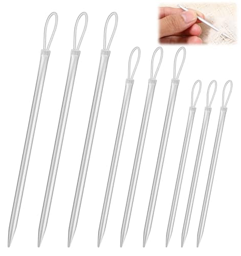 9 Pcs Wool Needles, Nylon Darning Needle Large Eye