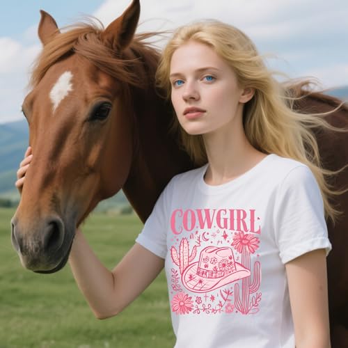 20 Pcs Western Cowgirl DTF Transfers Ready to Press DIY Clothes - color: Western Cowgirl