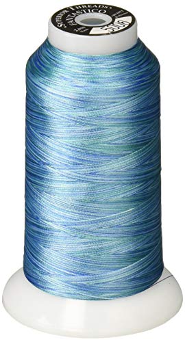 Superior Threads Fantastico 2-Ply 40-Weight High Strength Polyester Embroidery Quilting Sewing Thread - 2,000 Yard Cone (#5006 Niagara) - color: Niagara