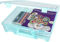 ArtBin Super Satchel 1-Compartment Craft Storage Box, Aqua - color: Aqua, size: 1 Pack