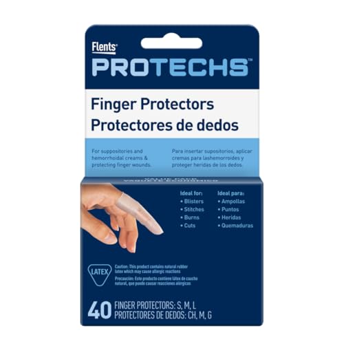 Flents Protechs Finger Protectors & Toe Cots, Assorted Sizes, 40 Count - color: Tan, size: 40 Count (Pack of 1)