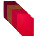 Jtnohx Soft Felt Sheets Felt Fabric for Crafts 4 Colors 40Pcs Red Series - color: Red Series