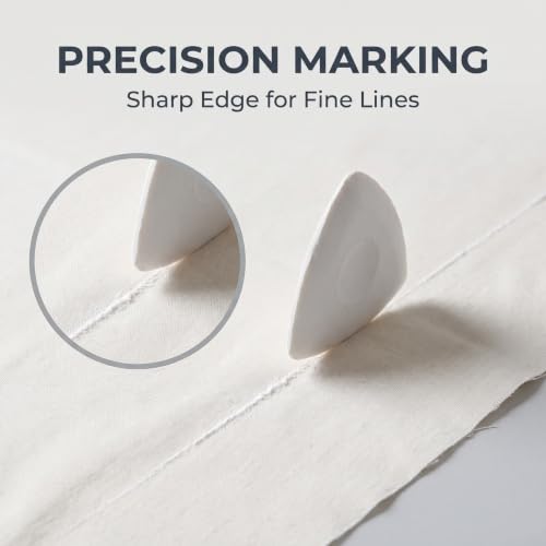 10 PCS White Erasable Tailors Chalk Sewing Fabric Chalk Markers Sewing Tool Needlework Accessories,Sewing Marking and Tracing Tools