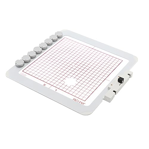Embroidex Metal/Magnetic SQ20B Embroidery Hoop for Janome Memory Craft MC 500E 400E 550E Elna Expressive #864412001 7.9" x 7.9" (200mmx200mm)