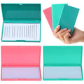 Ciieeo 3Pcs Magnetic Needle Case for Sewing, Magnetic Needle Holder Storage Organizer Slim Portable Needle Box for Hand Stitching, Wallet Size Pin Keeper Embroidery Pins Holder