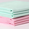 6 Pcs 18 x 21 Inches Cotton Fabric Precut Quilting Fabric Bundles Solid Colors Quilt Material for DIY Craft Sewing Embroidery (Pink and Light Green) - color: Pink and Light Green