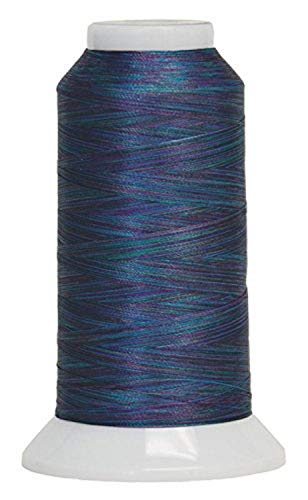 Superior Threads Fantastico 2-Ply 40-Weight High Strength Polyester Embroidery Quilting Sewing Thread - 2,000 Yard Cone (#5021 Batik Blue) - color: Batik Blue