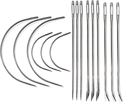 ZP Crafts 15 Professional Leather Needles Kit for Hand Sewing with Different Types for Your Projects - size: 15 Needles