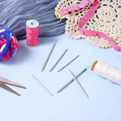 Molain 6pc Yarn Needles - Tapestry, Darning, Blunt Eye with Stitch Markers for Knitting, Crocheting, Weaving