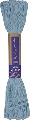 Yokota Sashiko Thread 40m 5x1 (Light Blue) - color: Light Blue