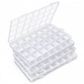 IOOLEEM Bead Organizer Box, 28 Grids 4 Pack Organizer Container Storage - size: 28 Grids (4 pack)