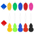 12 Pcs Embroidery Needle Threader Tool, Needle Threaders for Hand Sewing Machine Sewing Plastic Wire Hook Threaders Tool Easy Small Eye Needles Threader for Embroidery Needles Work Crafting (3 Shapes)