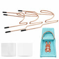Sock Embroidery Hoop, Sock Hoop for Embroidery Machine, Embroidery Sock Hoop Kit, Embroidery Hoop for Sock Position, Sock Embroidery Tool for Brother & Singer, Including Adult 2, Kids 1,Stabilizer 10