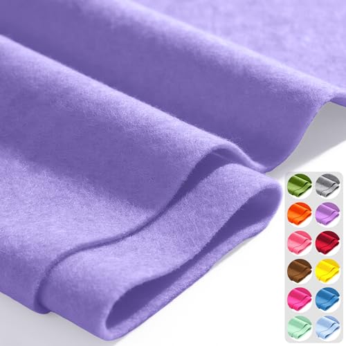 Lavender 36" X 36" Felt Fabric Sheet - 1.6mm Thickness - color: Lavender, size: 36" x 36"