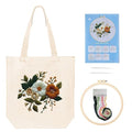 Huacan Embroidery Canvas Bag Kits for Adults Beginner Stamped Flowers Pattern DIY Cross Stitch Printed Flower Stitching Sewing Kit - color: Flower 3
