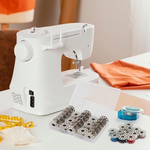 Metal Sewing Machine Bobbins, Compatible with Singer, Brother, Janome
