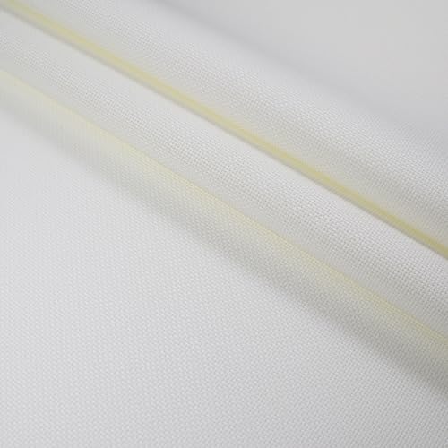 KCS 4/6 pc of 12" x 18" 30cmx45cm 16CT Counted Cotton Aida Cloth Cross Stitch Fabric (Antique White, 4 pc) - color: Antique White, size: 4 pc