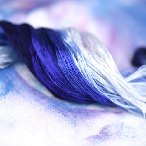 Natural 100% Mulberry Handmade Embroidery Silk Thread Silk Floss (81) - color: 81