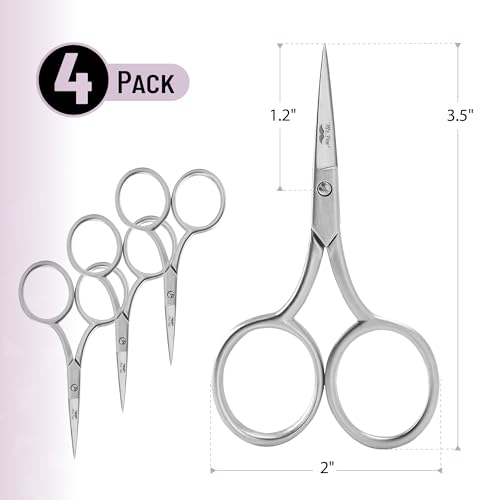 Mr. Pen- Embroidery Scissors Curved, 4 Pack, 3.5 Inch - size: 4 pcs