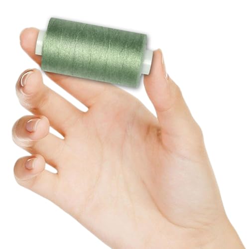 All Purpose Sewing Thread-2 Spools of Hand Polyester Sewing Thread for Sewing Machine for Hand and Machine Sewing(Celadon Green, 2 spools) - color: Celadon Green