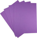 KCS 4 pc of 12" x 18"(30cmx45cm) 14CT Counted Cotton Aida Cloth Cross Stitch Fabric (Lavender) - color: Lavender