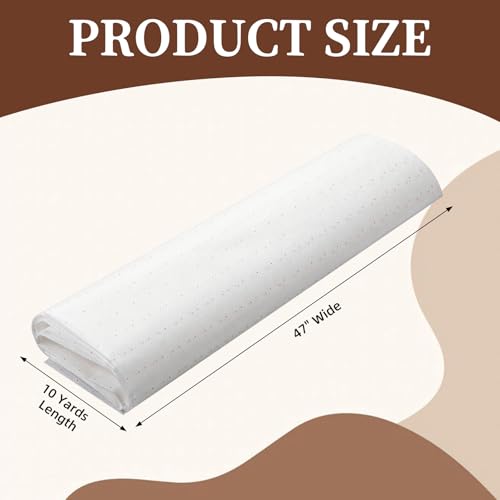 Tosstuki 47″ X 10 Yards Non Woven Cutting Pattern Paper for Sewing,Regular - size: 47 Inches X 10 Yards, style: Regular Styles