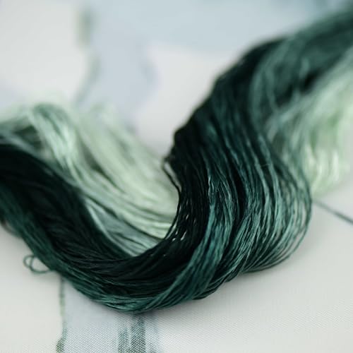 Natural 100% Mulberry Handmade Embroidery Silk Thread Silk Floss (47) - color: 47