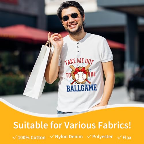 16 Sheets Baseball Iron on Transfers for T-Shirts - style: Baseball
