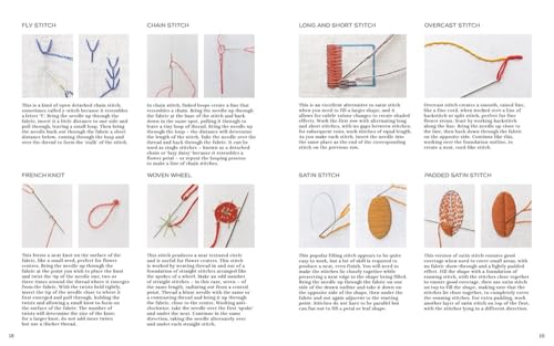 Flower Embroidery: Over 100 Floral Motifs and Projects to Create
