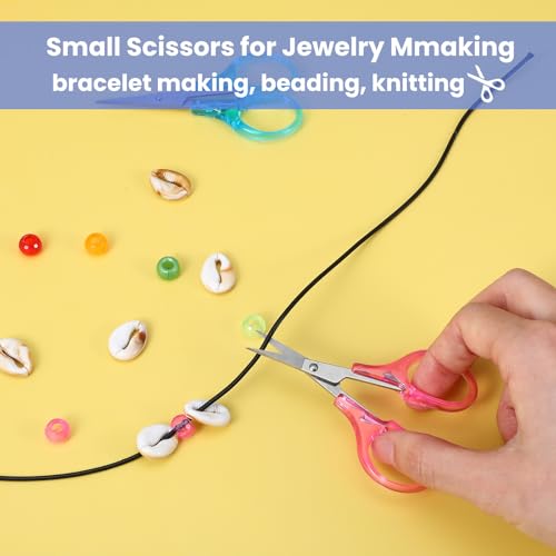50 Pcs Small Sewing Scissors Sharp Small Craft Scissors With Cover